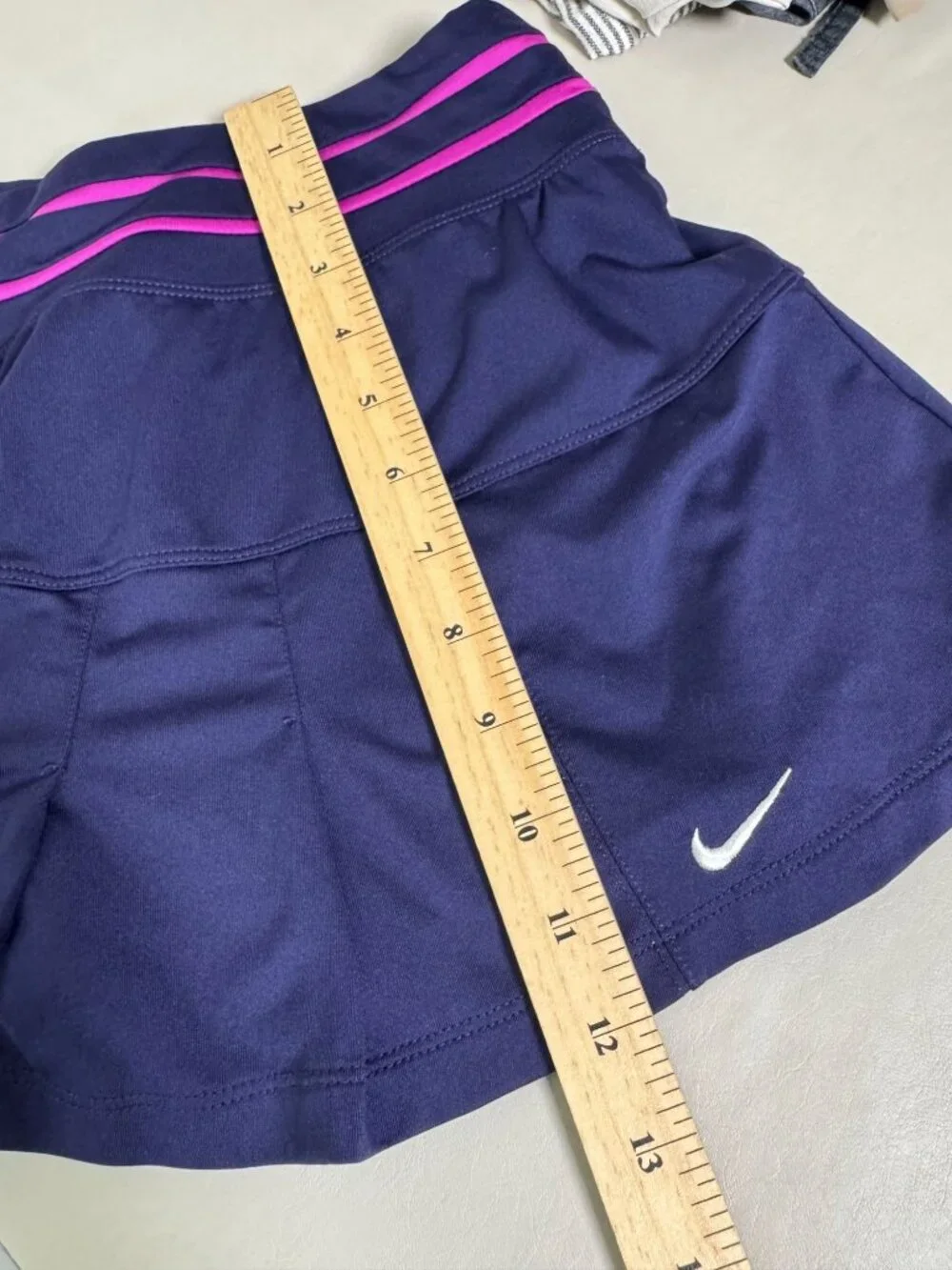 Nike Dri-Fit Purple Pink Athletic Tennis Pleated Skort Medium Pickleball Golf